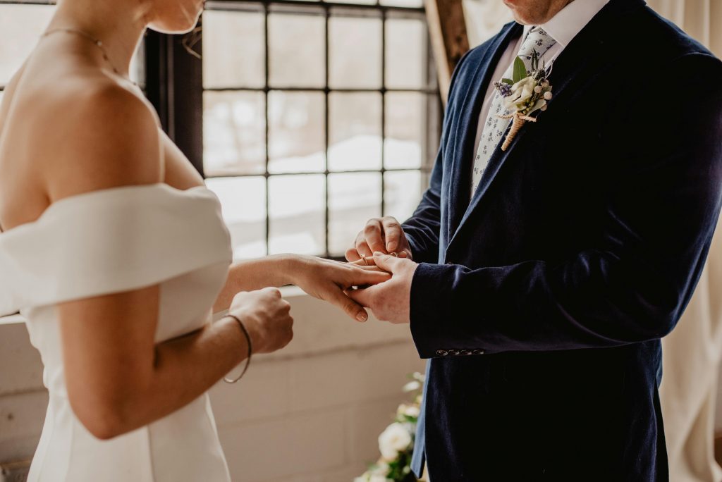 Wedding vows, simple wedding