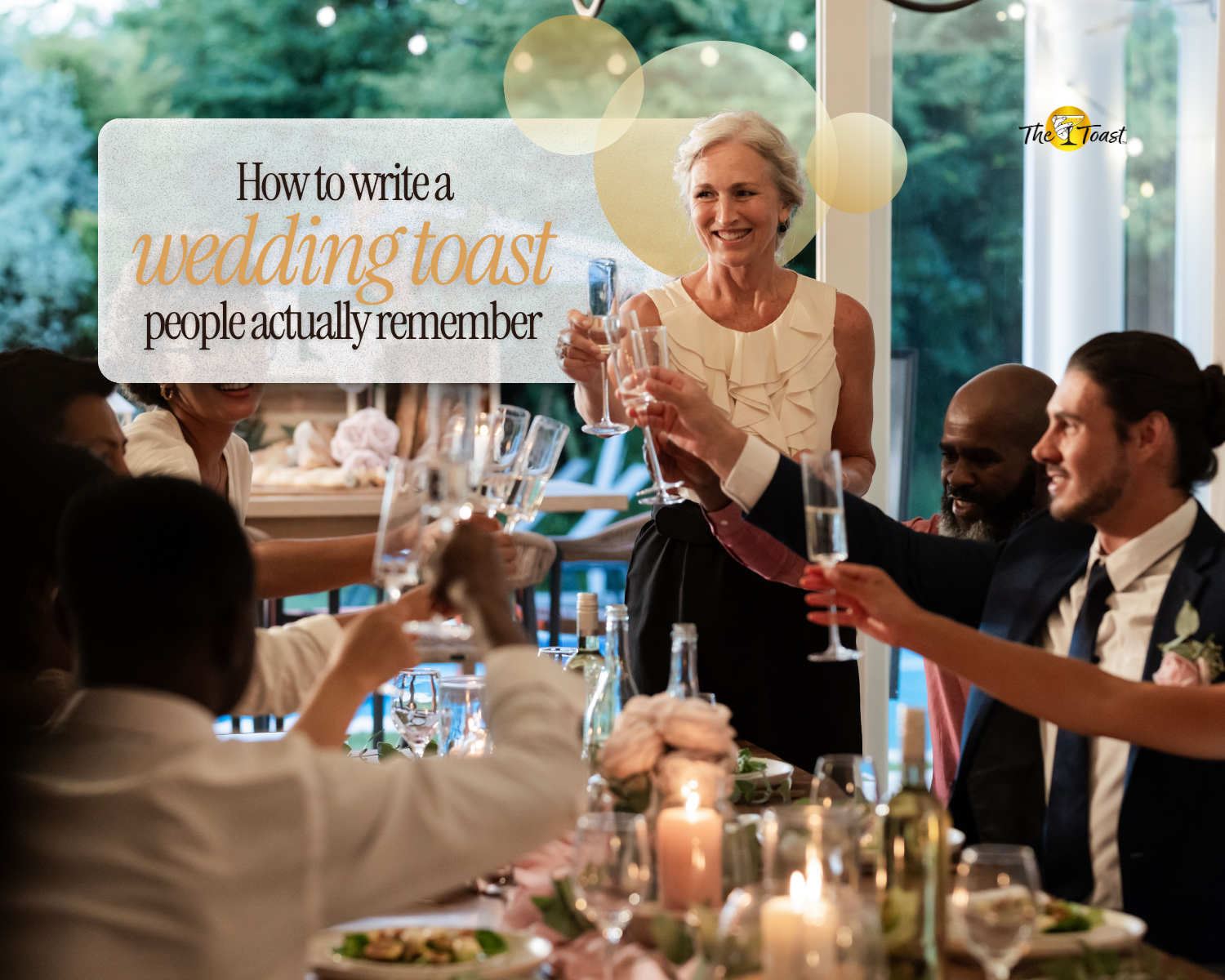 Wedding toasts: How to write one people will remember - TheToast.io