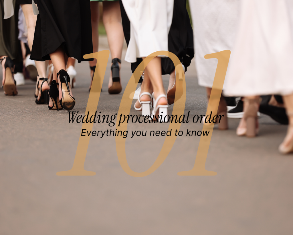 wedding processional - close-up of women's legs walking outdoors in long dresses and colorful high heels